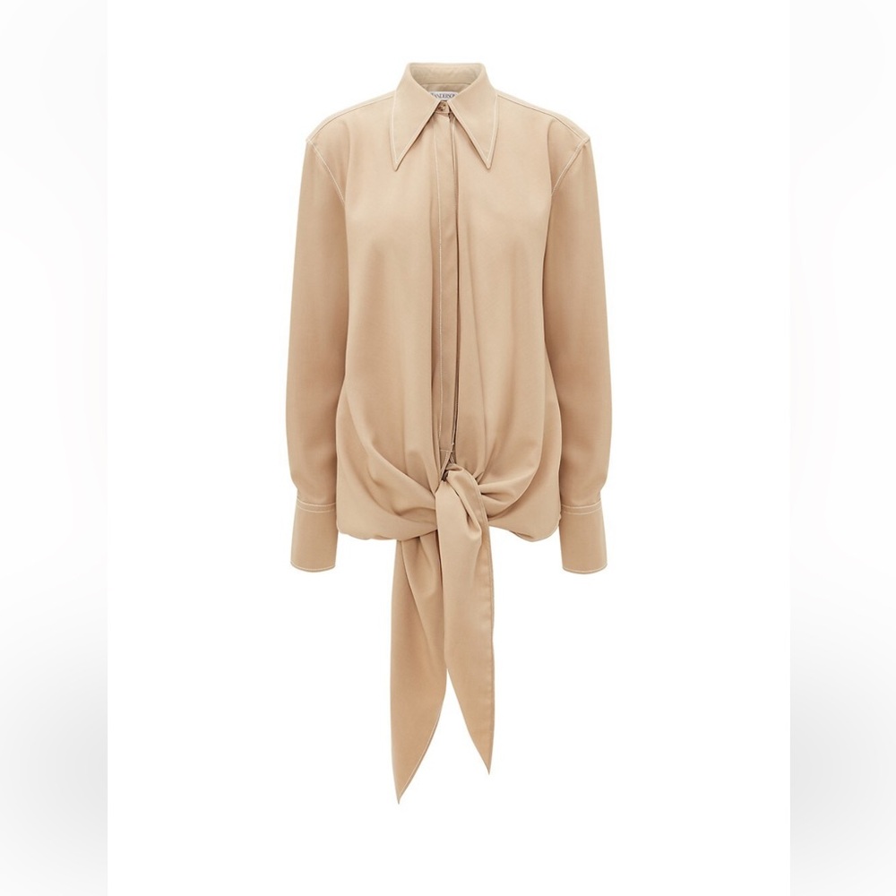 JW ANDERSON Waterfall poplin shirt, size 2